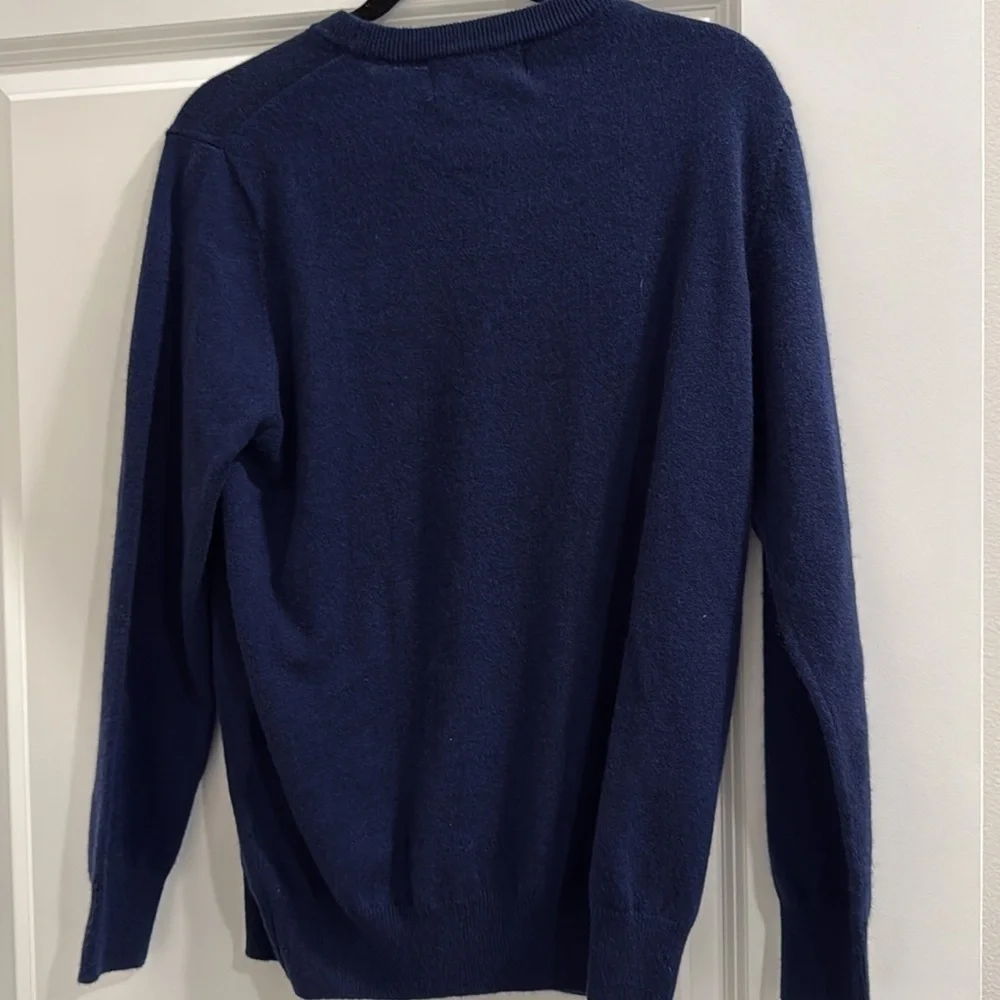 NWT Men's Navy Sweater 💯 merino wool